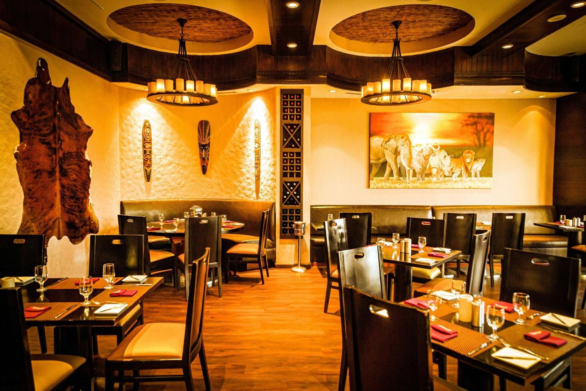 Al Habtoor Grand Resort, Autograph Collection Dubai Ngoại thất bức ảnh Interior of the restaurant